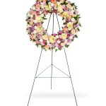 funeral flower wreath