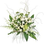 sympathy flower basket