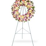 funeral flower wreath