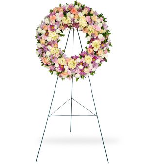 funeral flower wreath