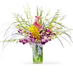 orchid sympathy bouquet