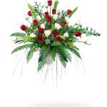 funeral flower standing spray