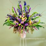 funeral flower standing spray