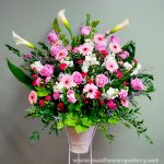 Funeral flower standing spray