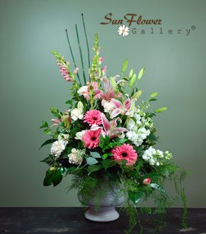 Funeral Flower Basket