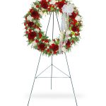 funeral flower wreath