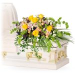 sentiments casket spray