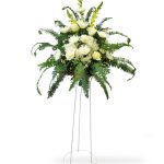 funeral flower standing spray