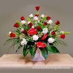 Sympathy Flower Basket