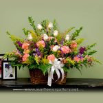 Funeral Flower Basket