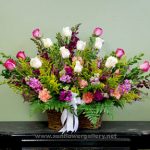 Sympathy Flower Basket