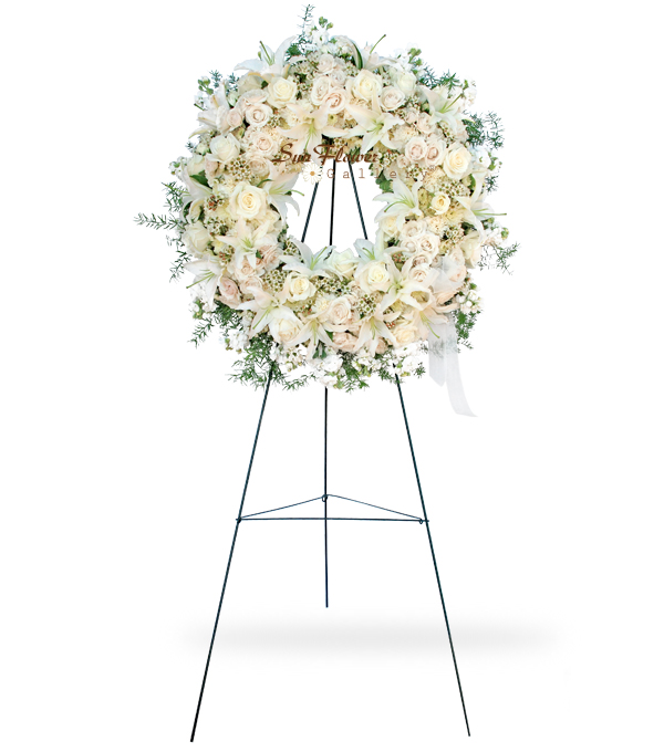 Wreath Stand Cemetery Flower Easel Stands - China Wreath Easel and