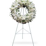 funeral flower wreath