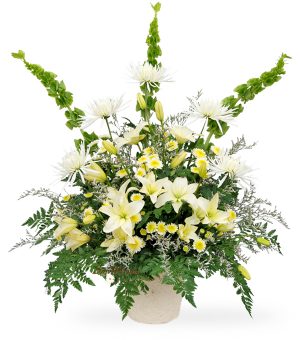 sympathy funeral basket