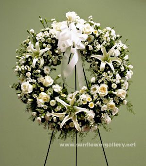 Funeral Flower Wreath