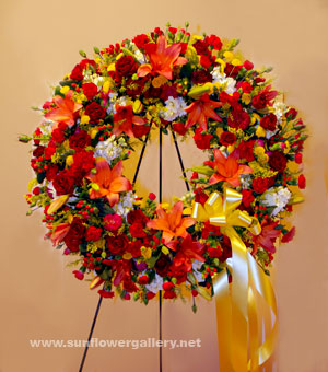 Funeral Flower Wreath