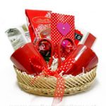 Valentines Coffee Basket